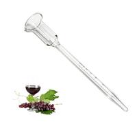 Vinomètre en Verre 0-25 Alcoomètre pour Vin et Bière, Densimètre Solide de Précision pour Mesurer l’Alcool, Hydromètre Facile à Lire, Pèse-Alcool Idéal pour Vinification Maison et Brassage Artisanal