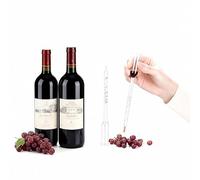 Vinomètre en Verre de Haute Précision 0-25% - Alcoomètre Idéal pour Vinification Maison et Brassage Artisanal - Densimètre Durable pour Mesurer le Taux d’Alcool en Vin et Bière, Utilisation Simple