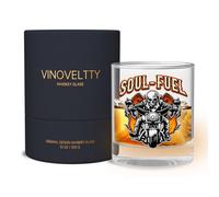 Vinoveltty Verres à whisky en forme de tête de mort pour homme, femme et papa, cadeaux de fête des pères, de Noël, d'anniversaire pour homme, verre bourbon (300 ml)
