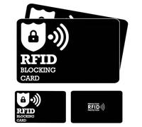 VINPAM Lot de 2 cartes de blocage RFID - Ultimate Wallet Defender, protecteur de cartes de crédit/débit et bloqueur NFC pour portefeuilles, porte-cartes et porte-cartes