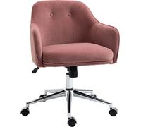 Vinscetto Vinsetto Fauteuil pivotant avec fonction bascule, fauteuil pivotant réglable en hauteur 921-459