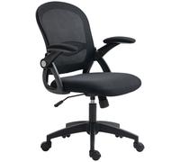 Vinsetto Chaise de Bureau Ergonomique avec Dossier en Maille et Hauteur Réglable, 65,5x61,5x88-97,5cm, Noir