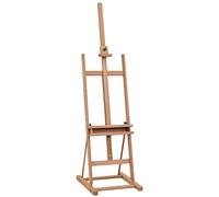 Chevalet d'artiste sur pieds réglable niche rangement bois de hêtre