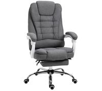 Vinsetto – Fauteuil de bureau – Polyester – 65×70×118 cm – Gris foncé