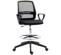 Vinsetto Fauteuil de Bureau réglable 59,5L x 60l x 102,5-126H cm Noir