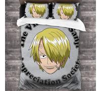Vinsmoke Sanji Appr¿¿Ciation Society One Piece Pi¿¿Ces Ensemble De Literie Housse De Couette D¿¿Coratif Pi¿¿Ces Ensemble De Literie Avec Taies D