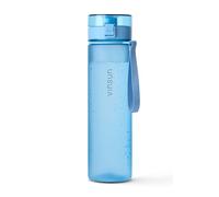 VINSUN Bouteille d'eau 1L Bleu Clair - sans BPA, Anti-Fuite, Facile à Ouvrir à une main - Gourde Sport légère pour Velo, Randonnee, Voyage, Fitness, Camping