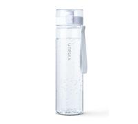 VINSUN Bouteille d'eau 1L Transparent - sans BPA, Anti-Fuite, Facile à Ouvrir à une main - Gourde Sport légère pour Velo, Randonnee, Voyage, Fitness, Camping
