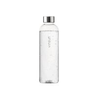 VINSUN Gourde 650ml transparente - Réutilisable, Étanche, Convient aux Boissons Gazeuses, sans BPA, Tritan - Bouteille d'Eau pour Sport, Vélo, Travail