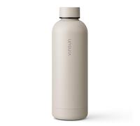 Vinsun Gourde Isotherme 500ml beige - Anti-Fuite, Convient aux Boissons Gazeuses, sans BPA, Double Paroi - Bouteille Isotherme pour Sport, Voyage, École