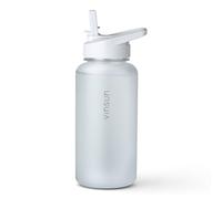 VINSUN Gourde Sport 1l - Gourde avec Paille sans BPA, Étanche, Réutilisable - Bouteille d'Eau légère pour Sport, École, Randonnée, Bureau, Gym