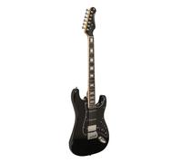 Stagg SES-60 BLK - Guitare électrique - corps en aulne massif - noire