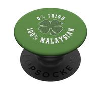 Vintage 0% Irish 100% trèfle malaisien PopSockets PopGrip Adhésif