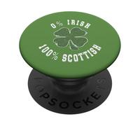 Vintage 0% Irlandais 100% trèfle écossais PopSockets PopGrip Adhésif