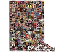 Vintage 1000 Extra Large Piece Jigsaw Puzzle Wooden Jigsaw Peg 50x75cm Jigsaw Puzzles for Adults