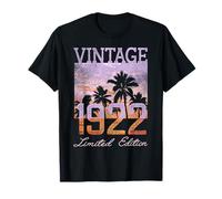 Vintage 1922 Limited Edition 104 Year Old Gifts 104 Birthday T-Shirt