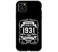 Vintage 1931 95yr 95th Birthday Gifts for Men 95 Years Old Coque pour iPhone 11 Pro Max