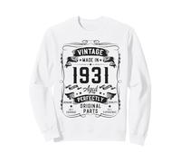 Vintage 1931 95yr 95th Birthday Gifts for Men 95 Years Old Sweatshirt