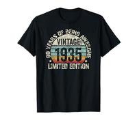 Vintage 1935 Birthday Gift Shirt 90 Years of Awesome T-Shirt