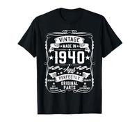 Vintage 1940 85 Years Old Gifts for Men 85yr 85th Birthday T-Shirt