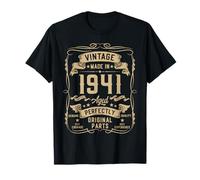 Vintage 1941 85yr 85th Birthday Gifts for Men 85 Years Old T-Shirt