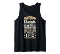 Vintage 1942 Birthday Classic Biker for Legends Born in 1942 Débardeur
