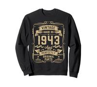 Vintage 1943 83yr 83rd Birthday Gifts for Men 83 Years Old Sweatshirt