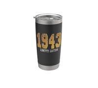 Vintage 1943 Édition limitée Gobelet isotherme en acier inoxydable double paroi