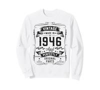 Vintage 1946 80yr 80th Birthday Gifts for Men 80 Years Old Sweatshirt
