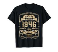 Vintage 1946 80yr 80th Birthday Gifts for Men 80 Years Old T-Shirt