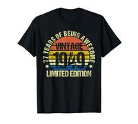 Vintage 1949 Édition limitée 77e Anniversaire 77 Ans T-Shirt
