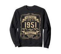 Vintage 1951 75yr 75th Birthday Gifts for Men 75 Years Old Sweatshirt