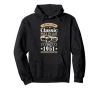 Vintage 1951 Birthday Classic Car for Legends Born in 1951 Sweat à Capuche