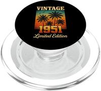 Vintage 1951 Édition limitée 74 Ans Retro Palm PopSockets PopGrip pour MagSafe