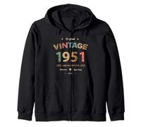 Vintage 1951 Legend 75e Birthday Awesome 75 Epic Grandma Sweat à Capuche