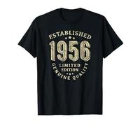Vintage 1956 Anniversaire Homme Grand-père Graphique T-Shirt