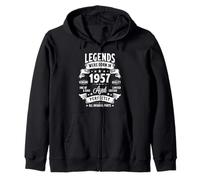 Vintage 1957 68 ans cadeaux pour hommes femmes 68e anniversaire Sweat à Capuche
