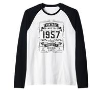 Vintage 1957 69yr 69th Birthday Gifts for Men 69 Years Old Manche Raglan