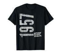 Vintage 1957 Édition limitée Born in 1957 69th B-Day Retro T-Shirt