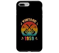 Vintage 1959 Guitare Joueur 67ème Anniversaire Guitariste Anniversaire Coque pour iPhone 7 Plus/8 Plus