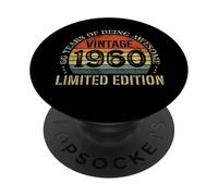 Vintage 1960 Édition limitée 66e Anniversaire 66 Ans PopSockets PopGrip Adhésif