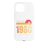Vintage 1960 Limited Edition Retro Year Birth of Birthday Coque pour iPhone 15