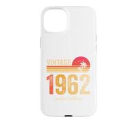 Vintage 1962 Limited Edition Retro Year Birth of Birthday Coque pour iPhone 15 Plus