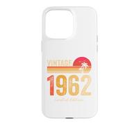 Vintage 1962 Limited Edition Retro Year Birth of Birthday Coque pour iPhone 15 Pro Max