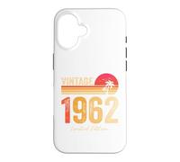 Vintage 1962 Limited Edition Retro Year Birth of Birthday Coque pour iPhone 16