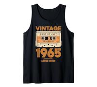 Vintage 1965 Best of July Anniversaire Rétro Cassette Audio Débardeur