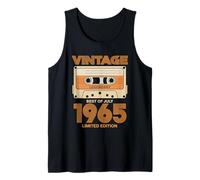 Vintage 1965 Best of July Anniversaire Rétro Cassette Audio Débardeur