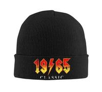 Vintage 1965 Légende du Rock Classique 60e Anniversaire 60e Anniversaire Chapeau à Tricot Tuque Bonnets Outdoor Sport Adulte Bonnets Unisex