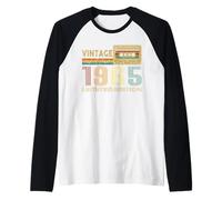 Vintage 1965 Limited Edition Retro Birthday Cassette Tape Manche Raglan
