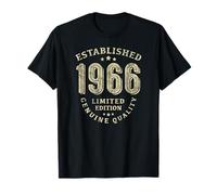 Vintage 1966 Anniversaire Homme Grand-père Graphique T-Shirt